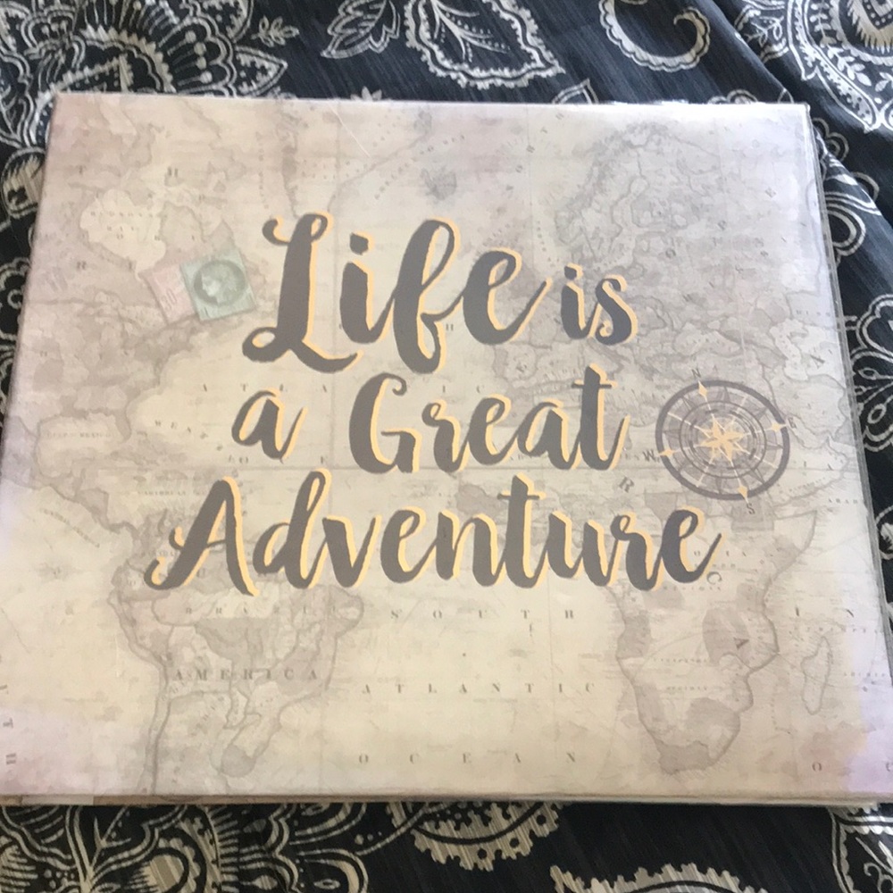 Map cover adventure scrap book